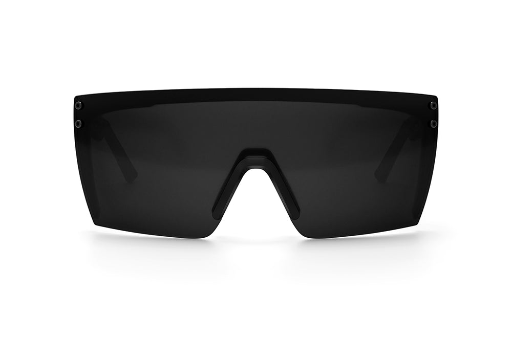 Lazer Face Sunglasses: Black Metal Custom