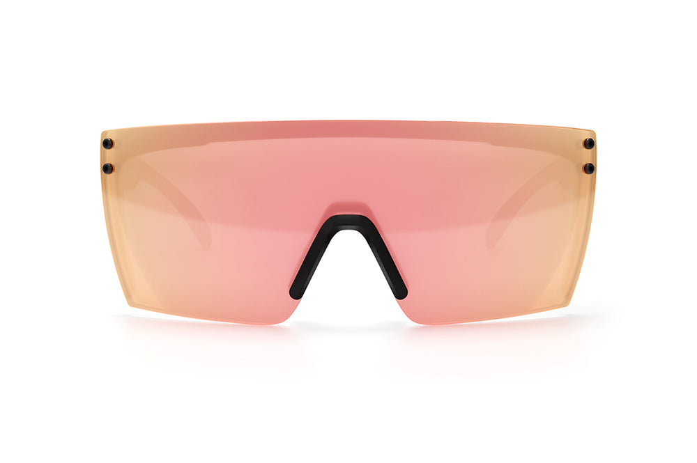 LAZER FACE SUNGLASSES: ROSE GOLD Z.87