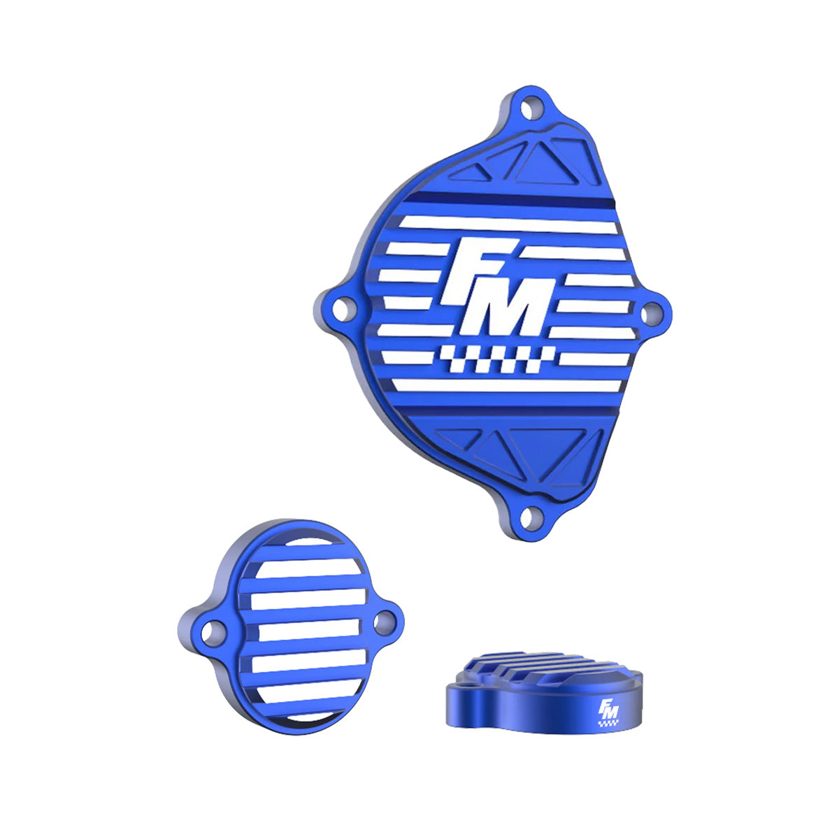 FM Billet Cam Cover/Tappet Cover Set - KLX110/L