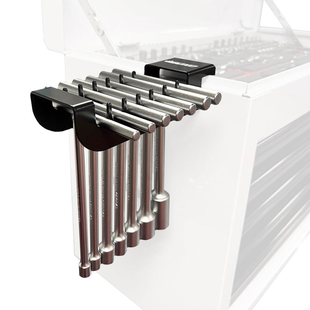 Boxo 7-Piece Short T-Handle Socket Wrench Set with Holder Rack For Hand Carry Tool Boxes