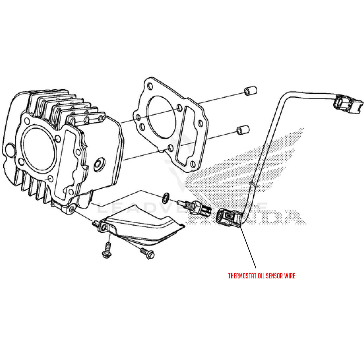 CRF110 Thermostat Oil Sensor Wire