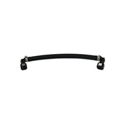 Black braided automotive fuel line with quick-connect fittings, E85 ethanol compatible, premium grade
