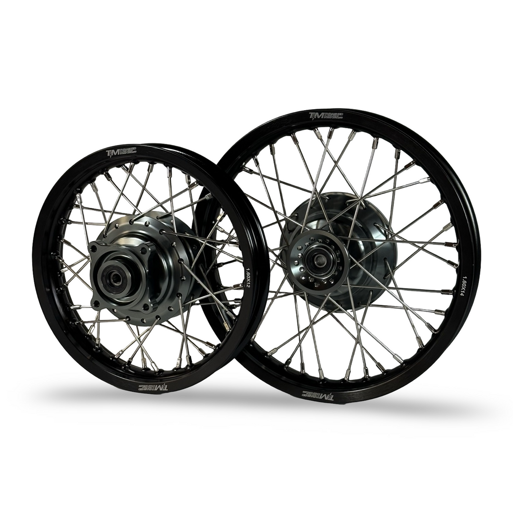 Thrashed Minis CRF110F HD Billet Complete Wheel Set