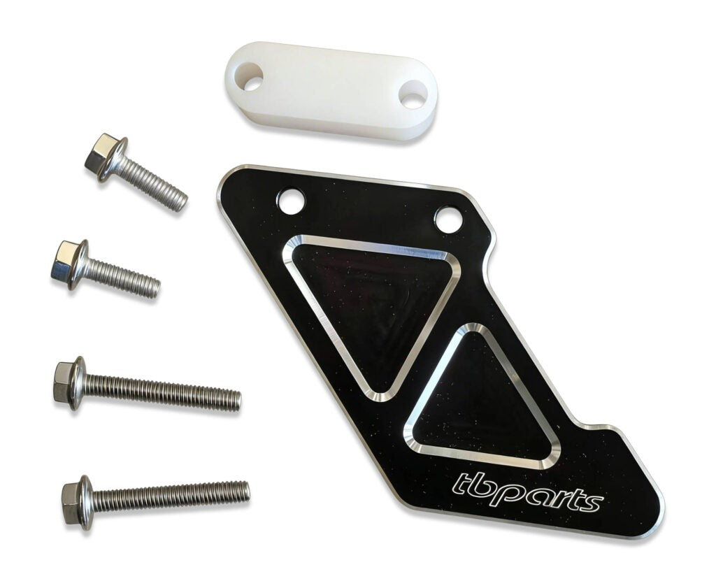 TBparts CNC Replacement Chain Guard Fits Stock & TBparts Swingarms – KLX110/L