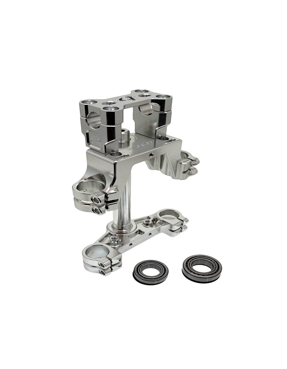 TB CNC Billet Triple Clamp set, with stem bearings – KLX110/L 2010+
