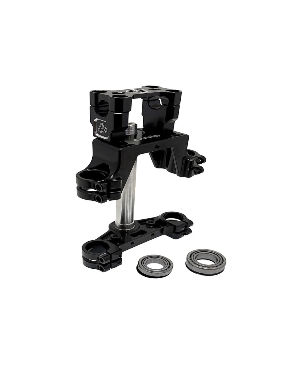 TB CNC Billet Triple Clamp set, with stem bearings – KLX110/L 2010+