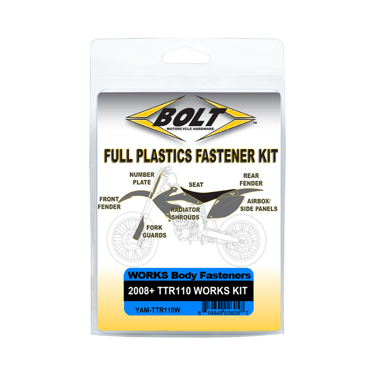 Bolt WORKS Body Fasteners - TTR110