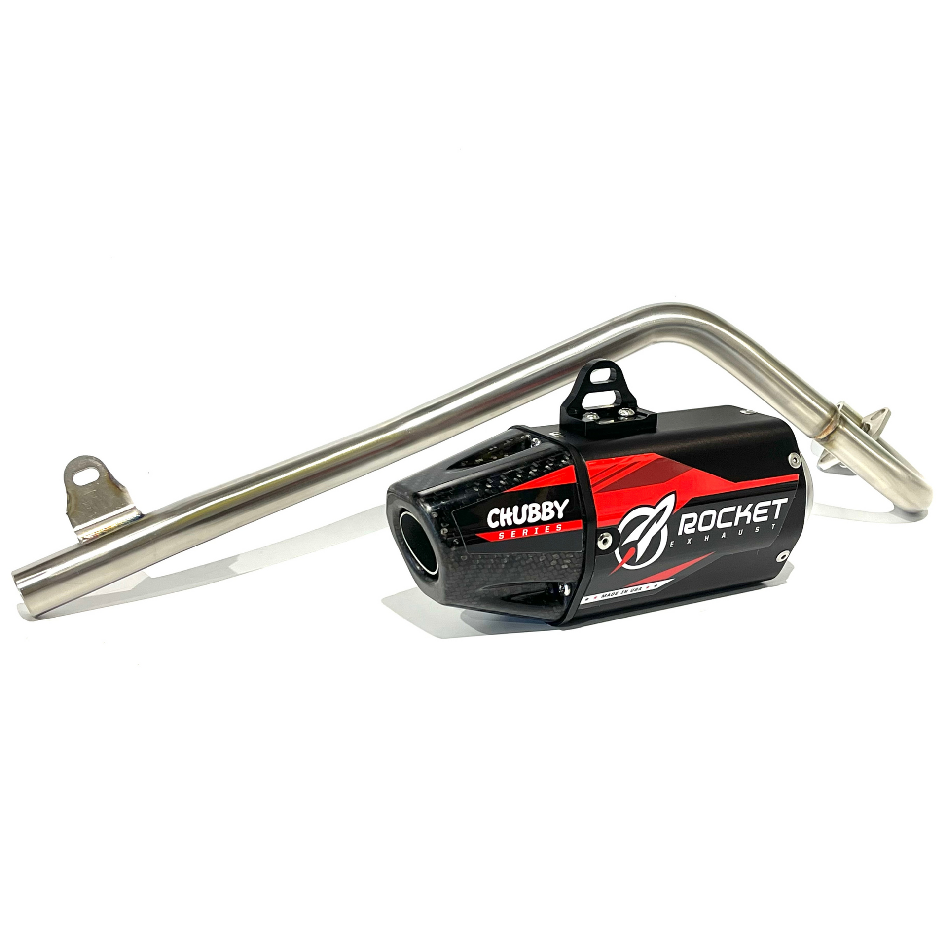 Rocket Chubby Full Exhaust System – 19+ CRF110 - Black 