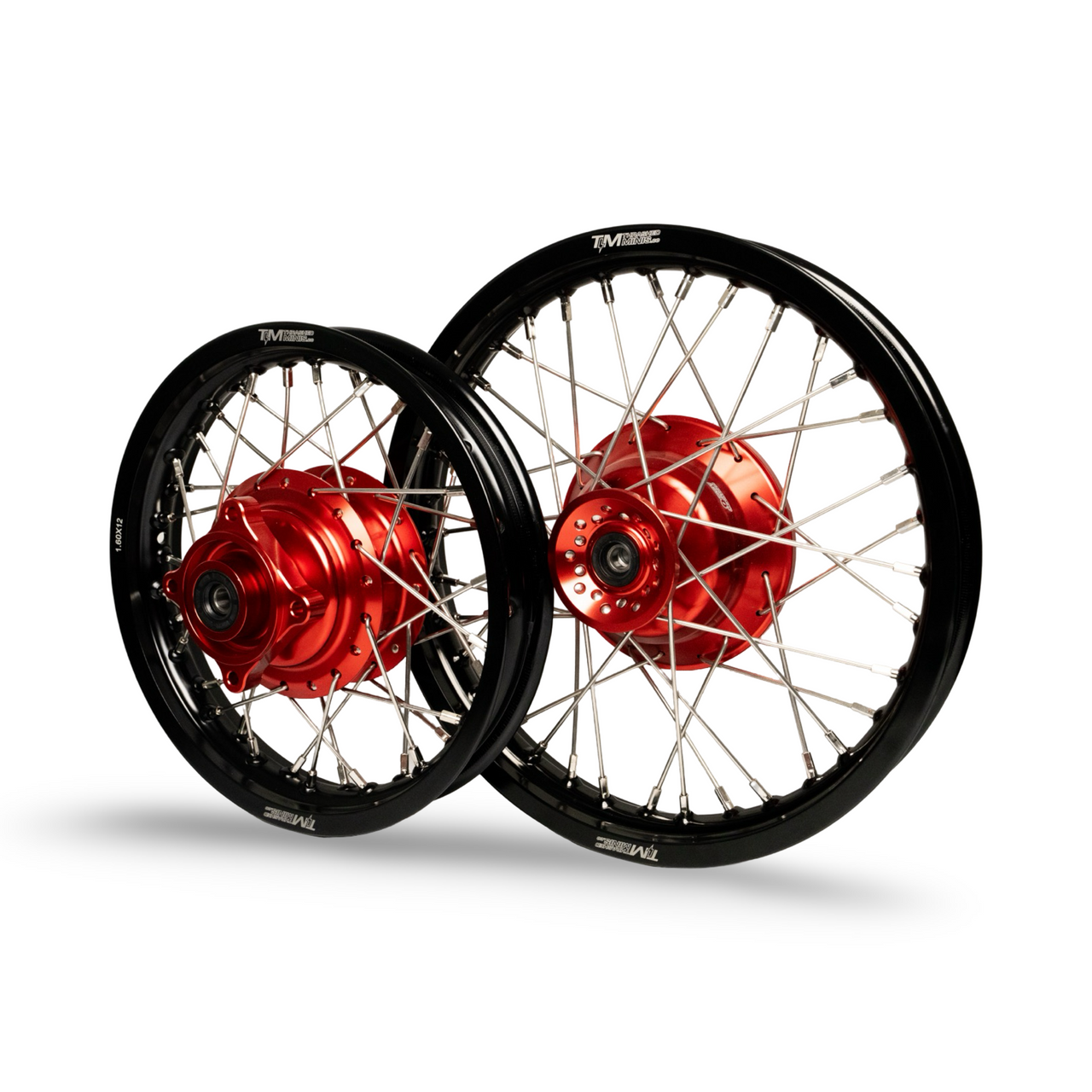 Thrashed Minis CRF110F HD Billet Complete Wheel Set