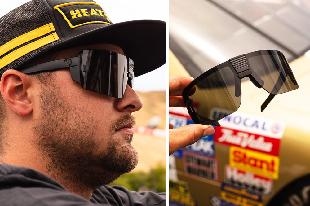 Vector Sunglasses: Black Z87+