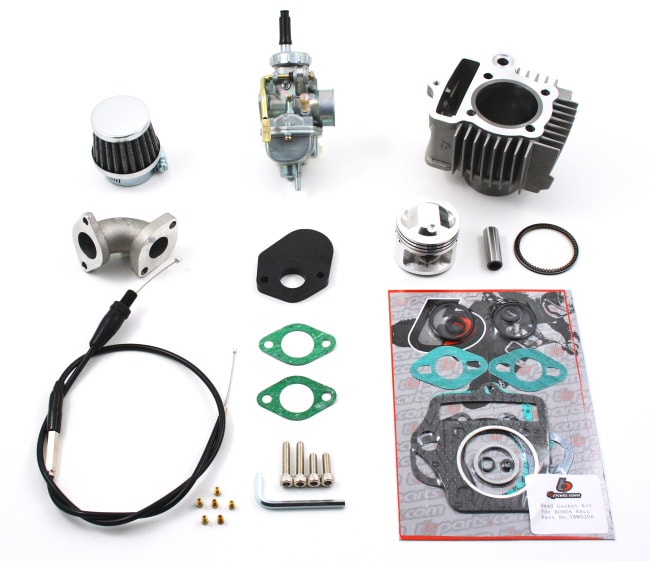 TB Stock Head, 88cc Bore Kit & 20mm Carb Kit