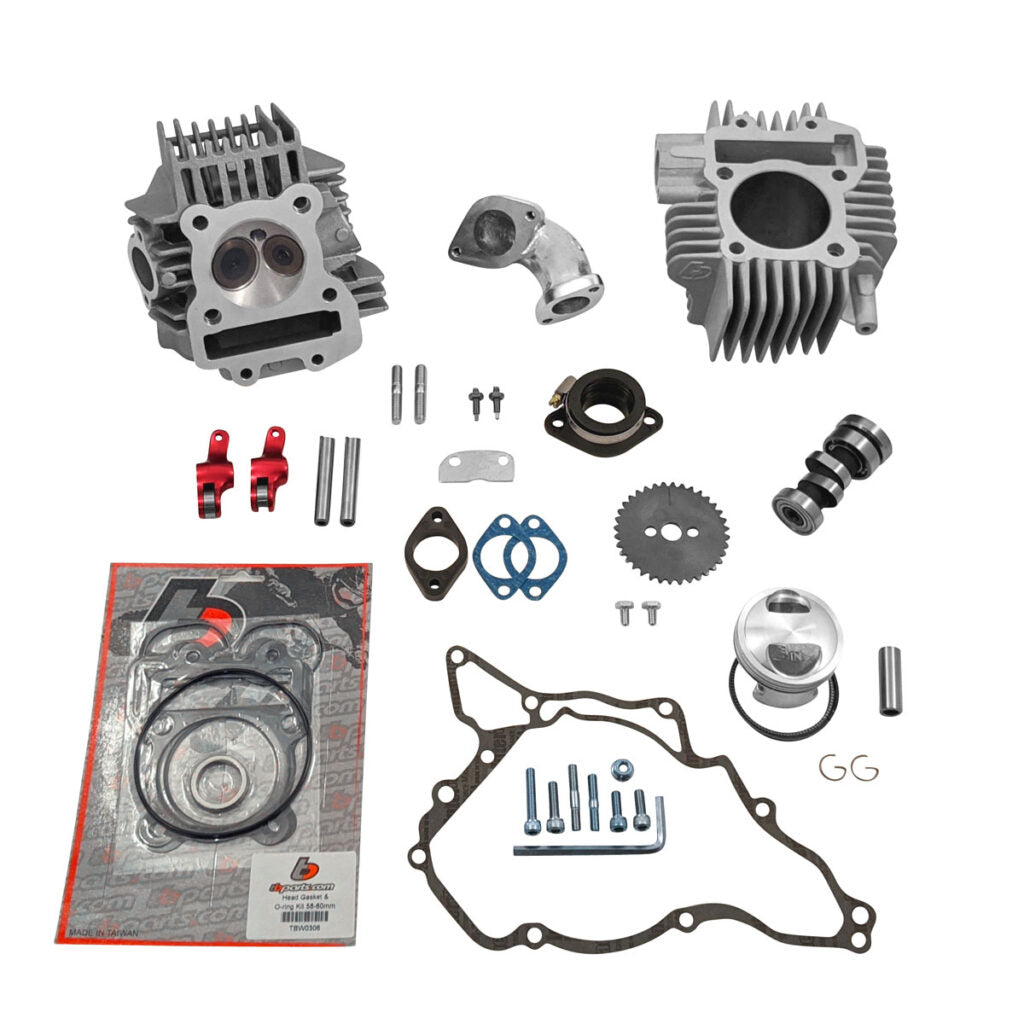 TB 143cc Big Bore Kit, Race Head V2, & Intake Kit – KLX110