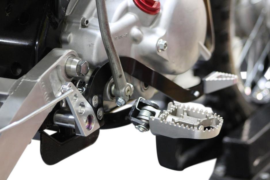 Over the top brake pedal for KLX110/L