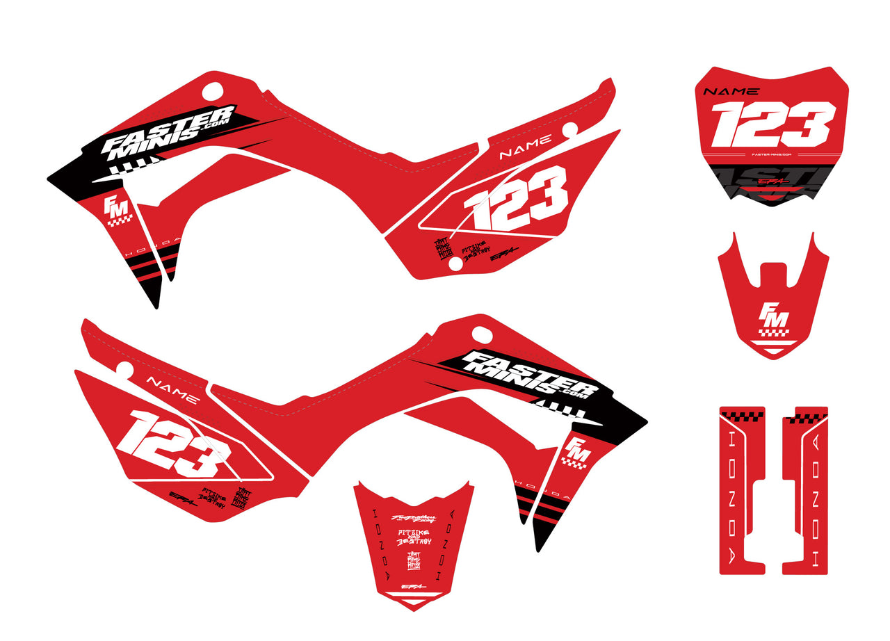 Faster Minis Graphics Kit - 19-Present CRF110