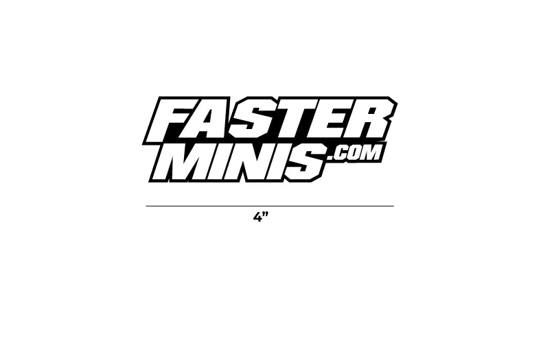 FasterMinis.com Sticker