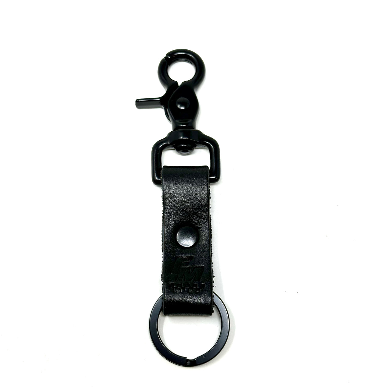FM Leather Keychain