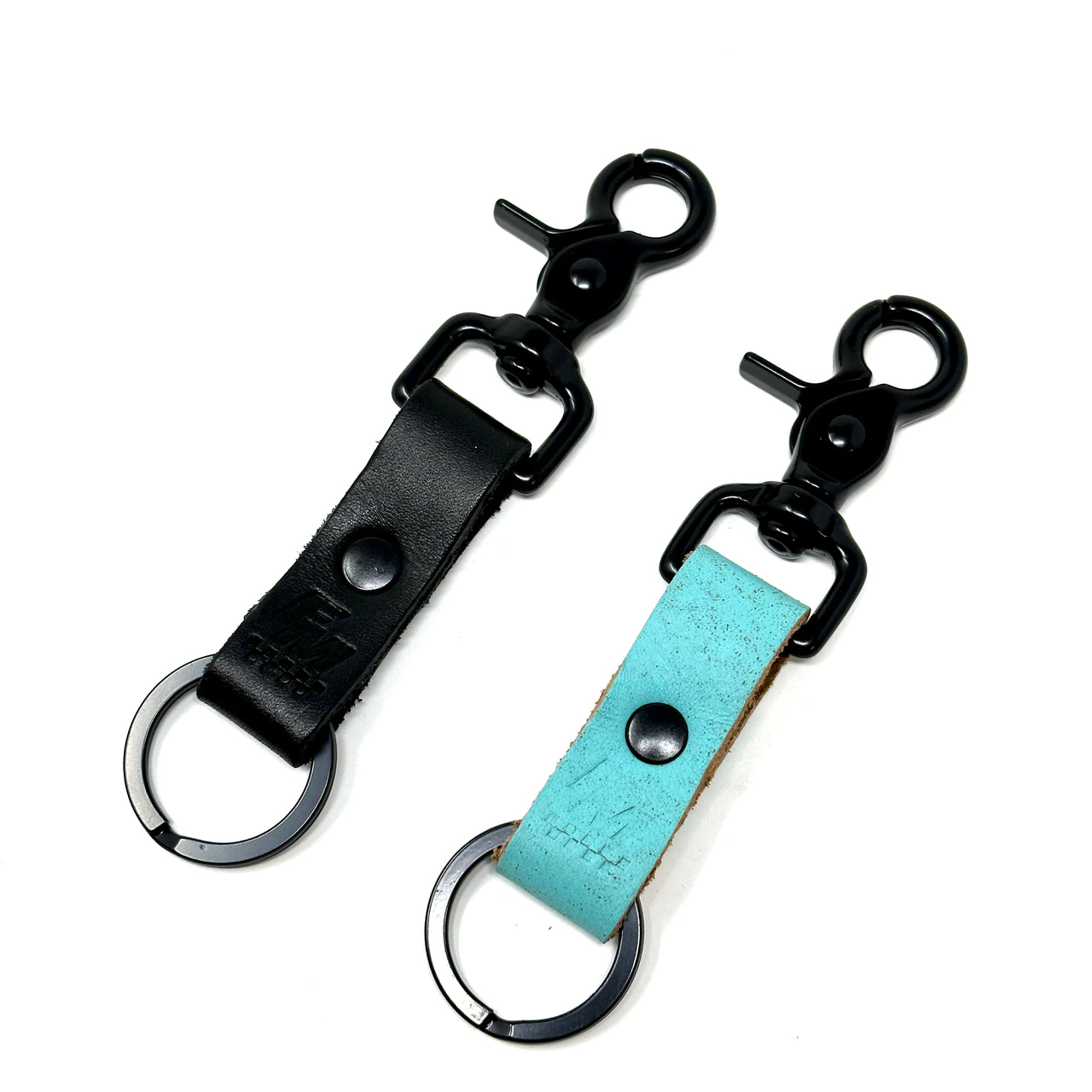 FM Leather Keychain