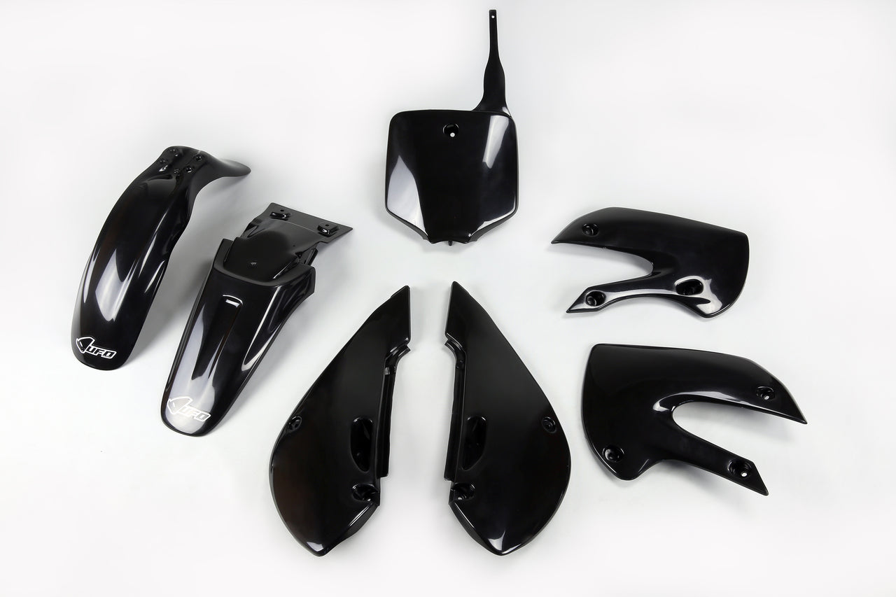 02-09 KLX110 UFO Complete Plastic Kit_Black