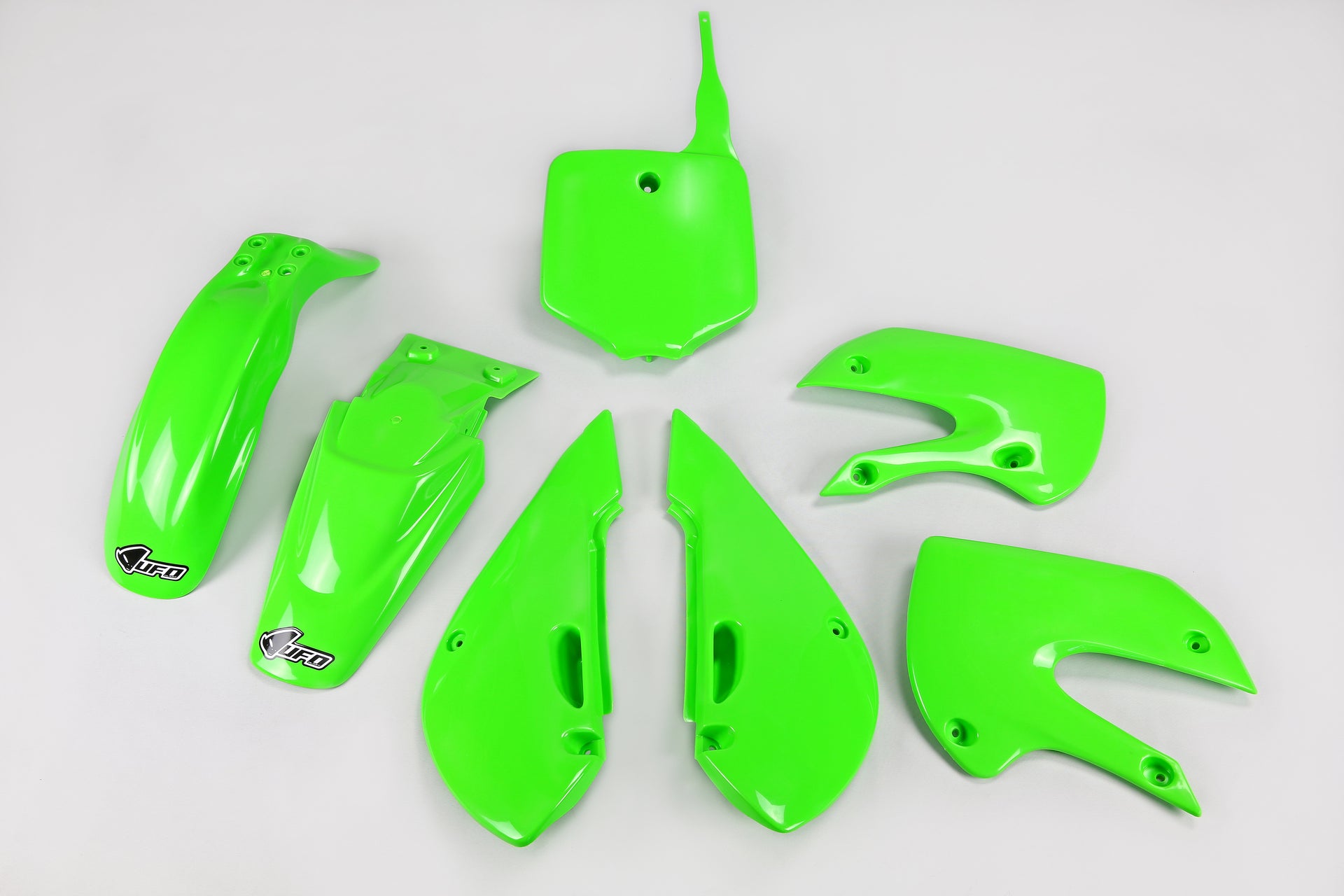 02-09 KLX110 UFO Complete Plastic Kit_Green
