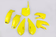 02-09 KLX110 UFO Complete Plastic Kit_Yellow