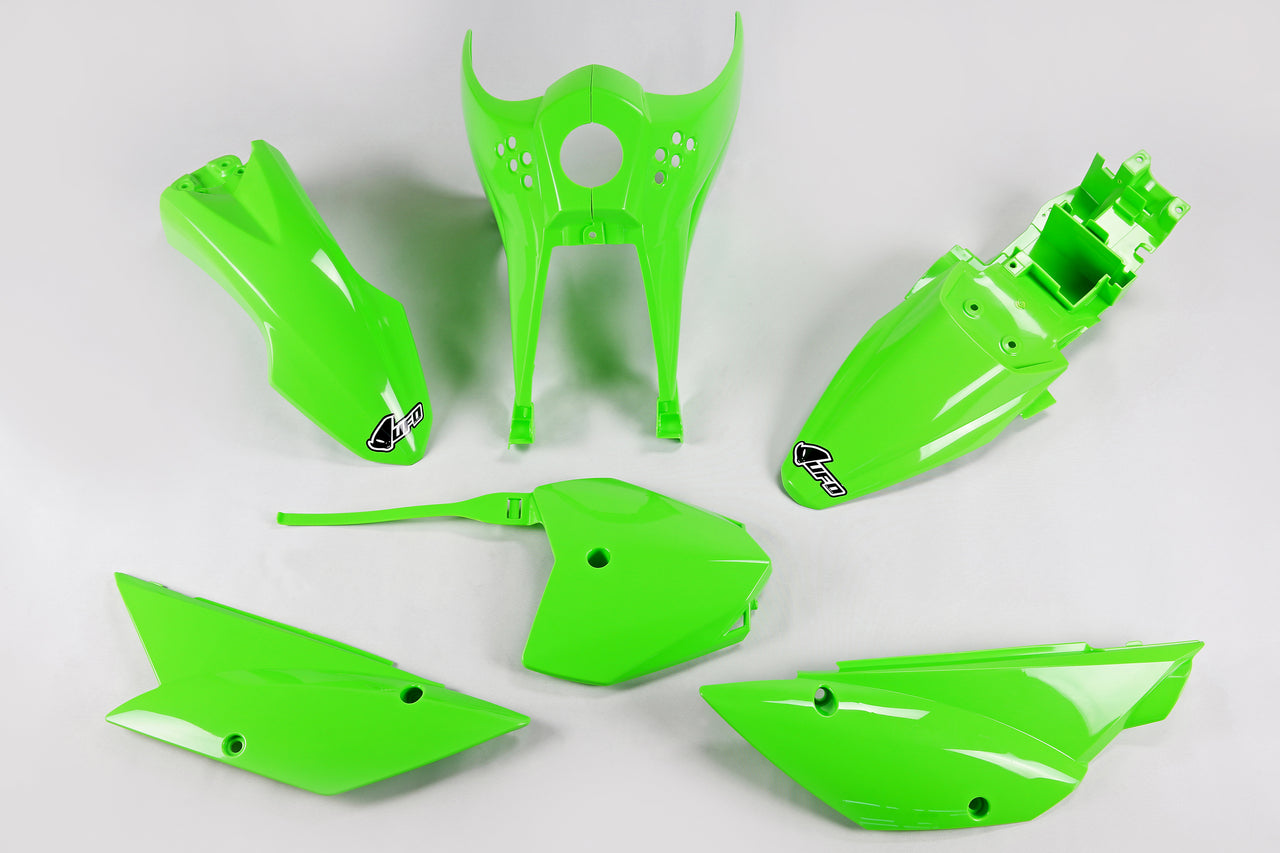 KLX110 UFO Complete Plastic Kit_Green