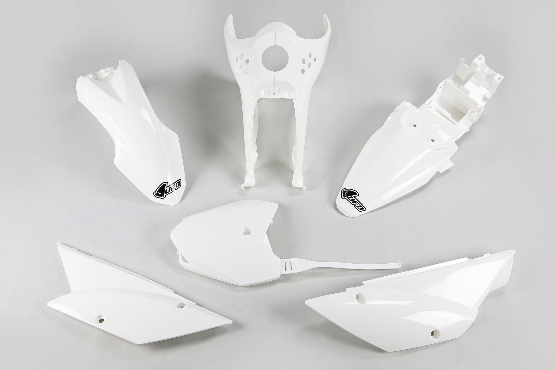 KLX110 UFO Complete Plastic Kit_White