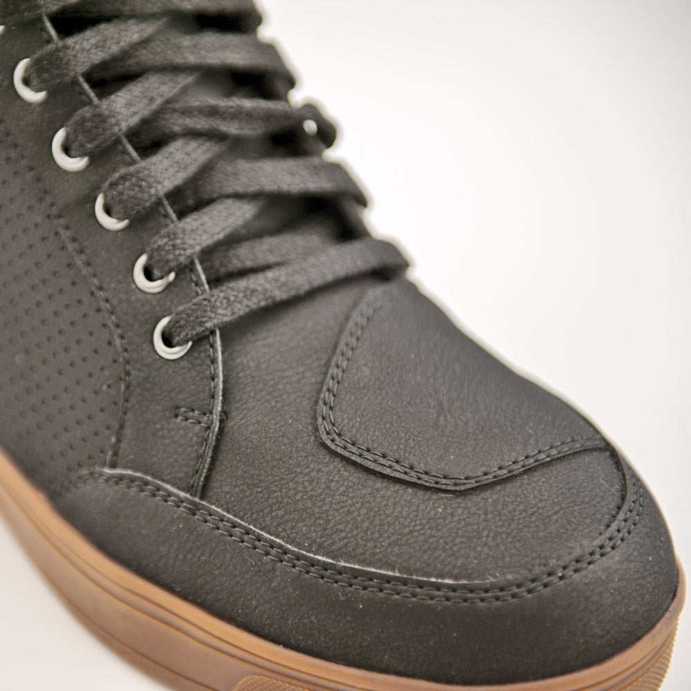 Speed and Strength Black Nine Leather Motorcycle Shoes - Get Lowered Cycles