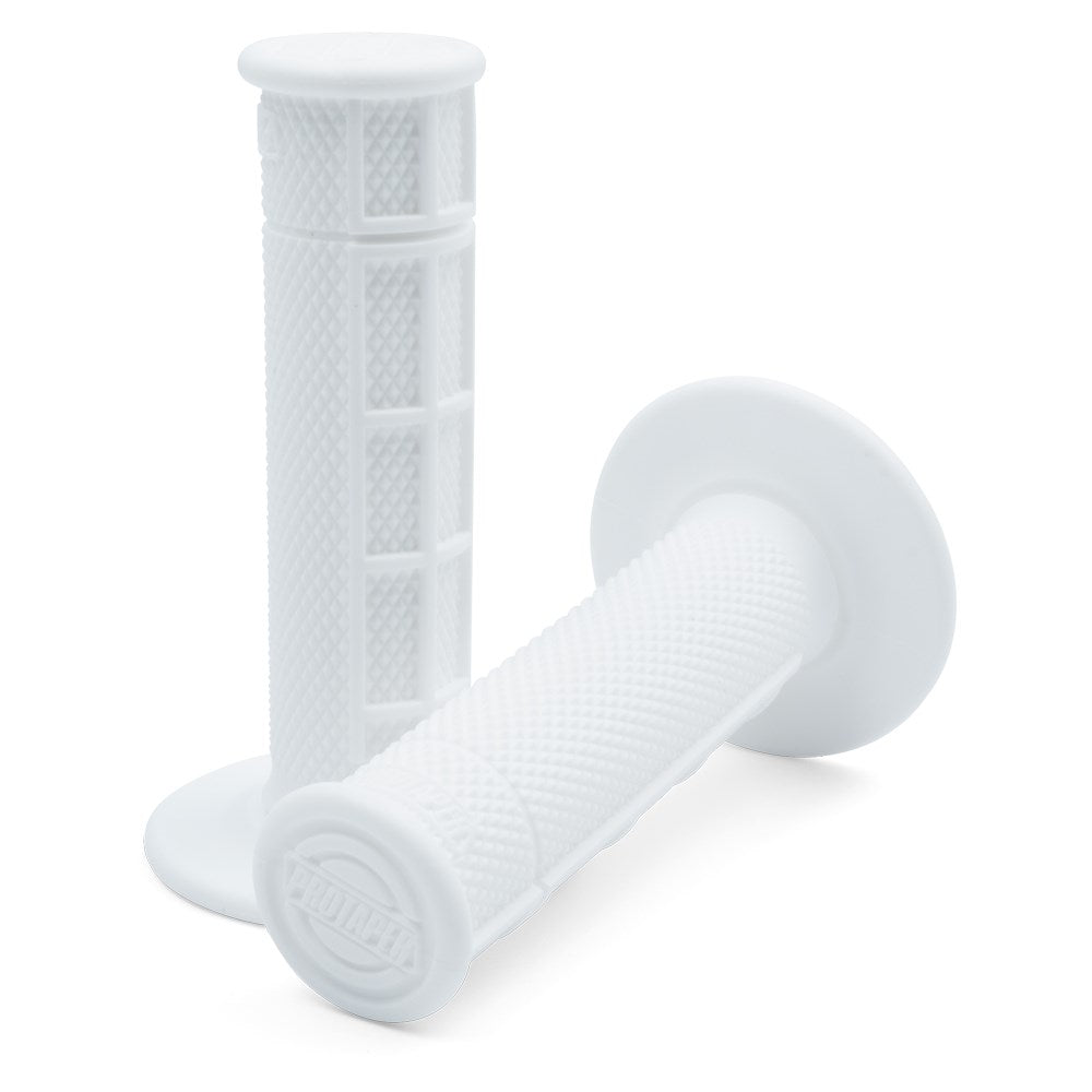Ruffian MX ODI White Motocross Pro Compound Half-Waffle Grips